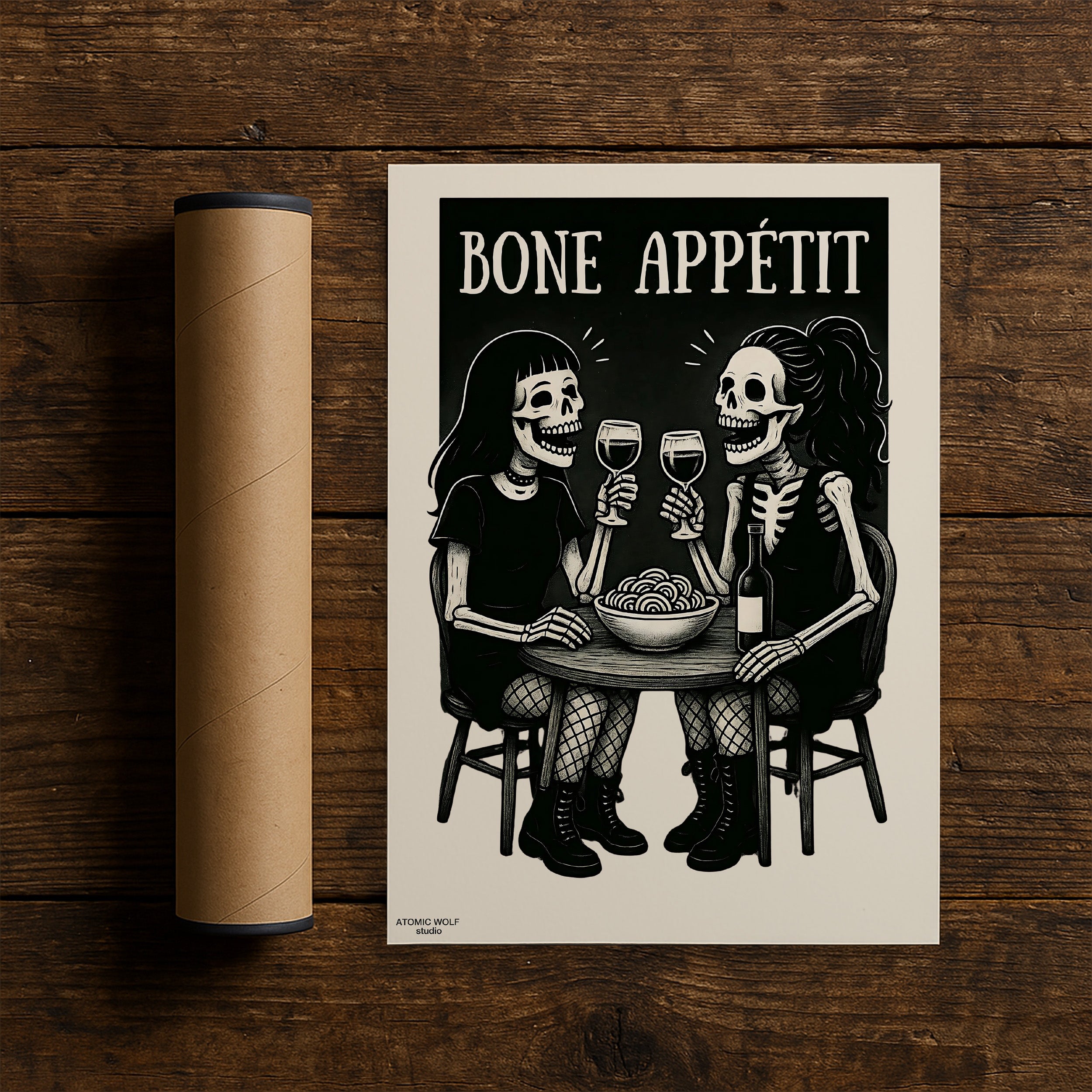 Bone Appetit Art Print