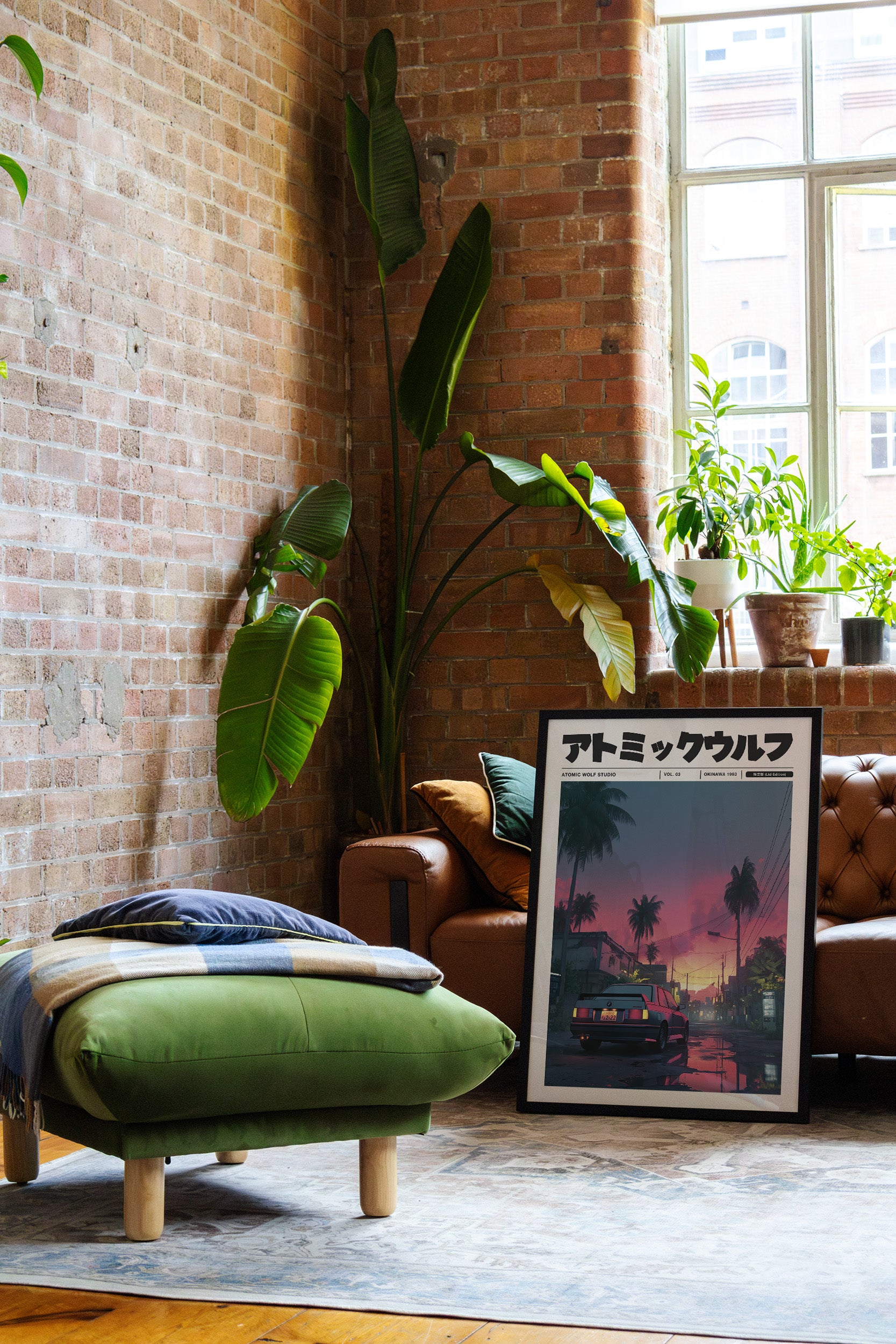 Okinawa City Art Print