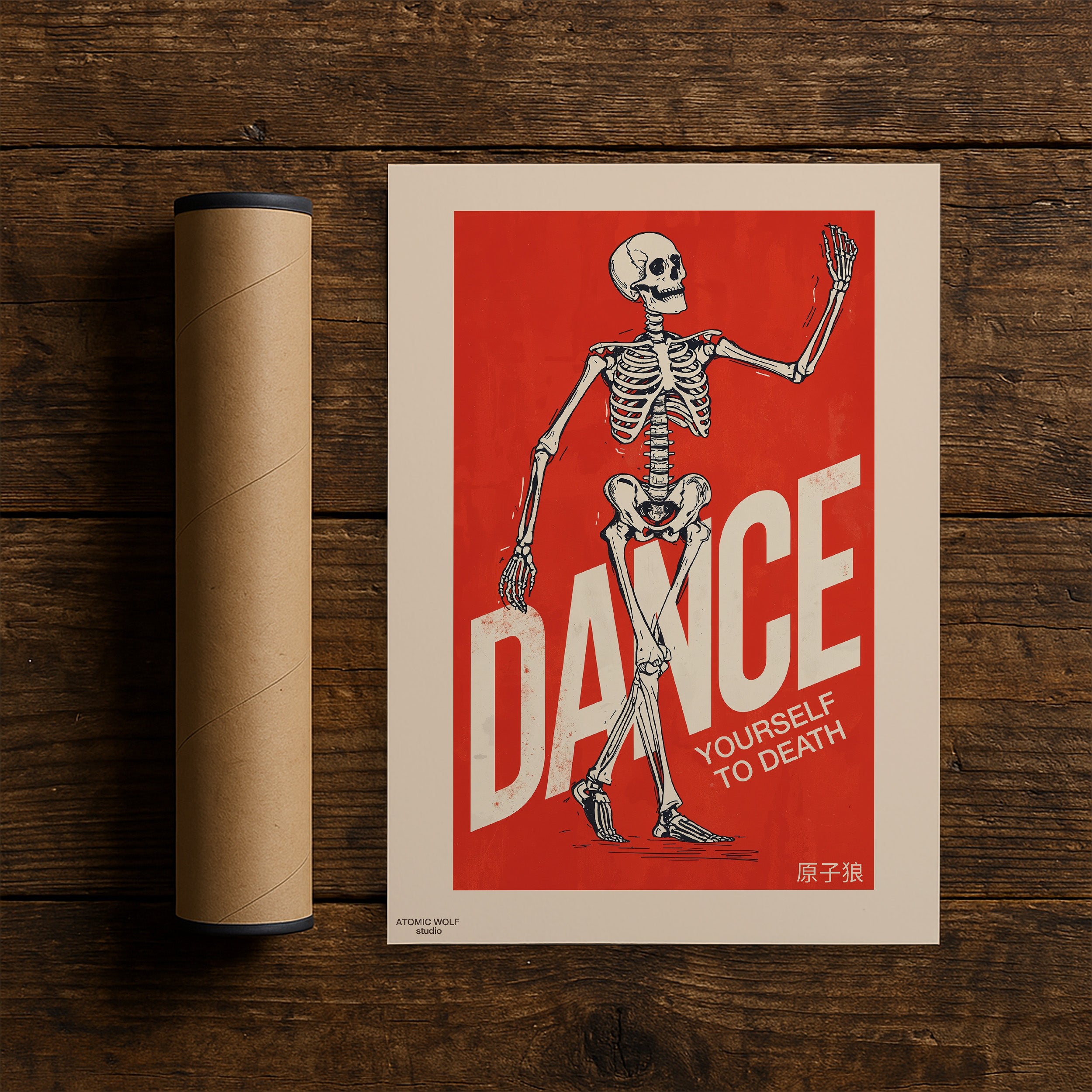 Dance Yourself to Death Art Print