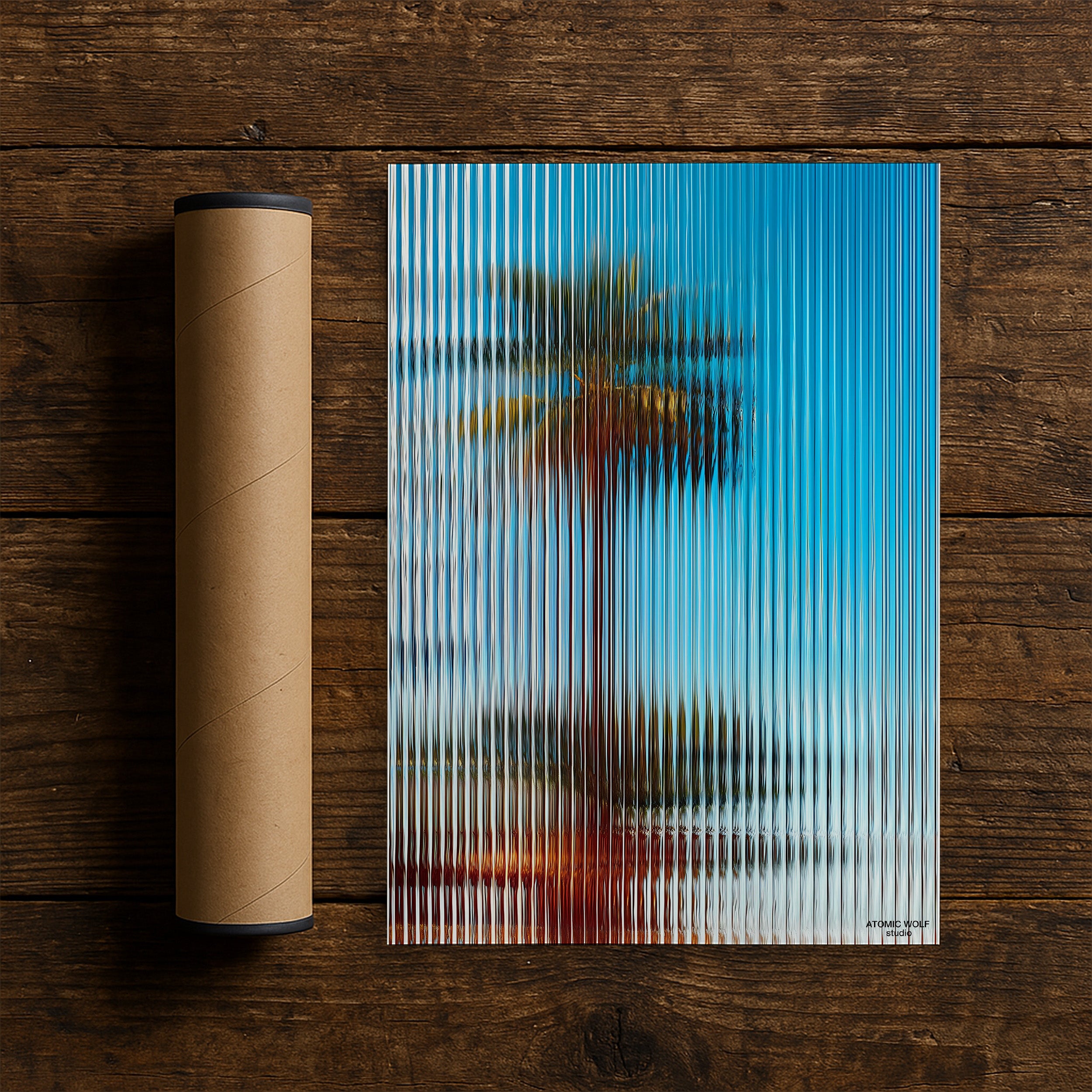 Glass Palm 1 Art Print