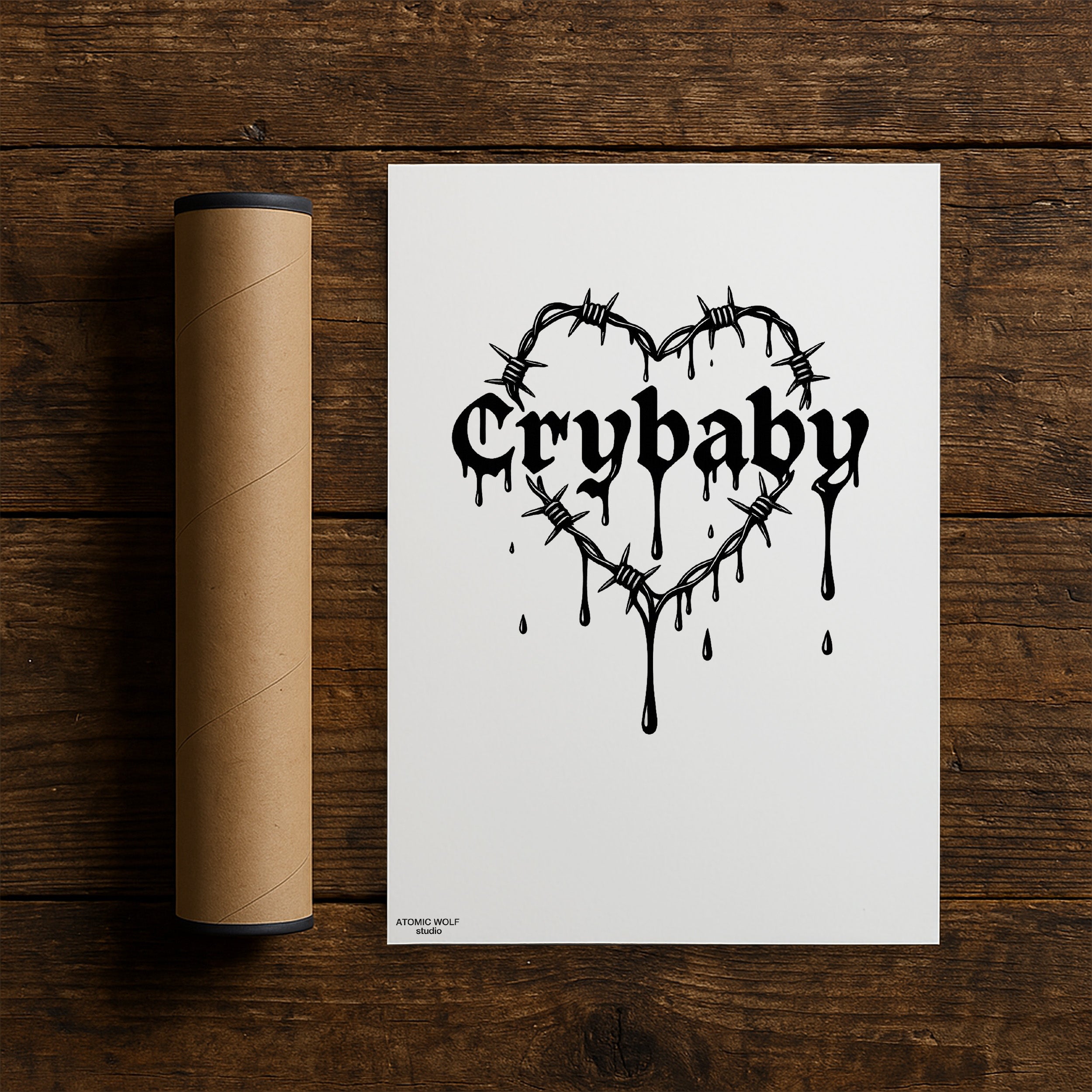 Crybaby Art Print
