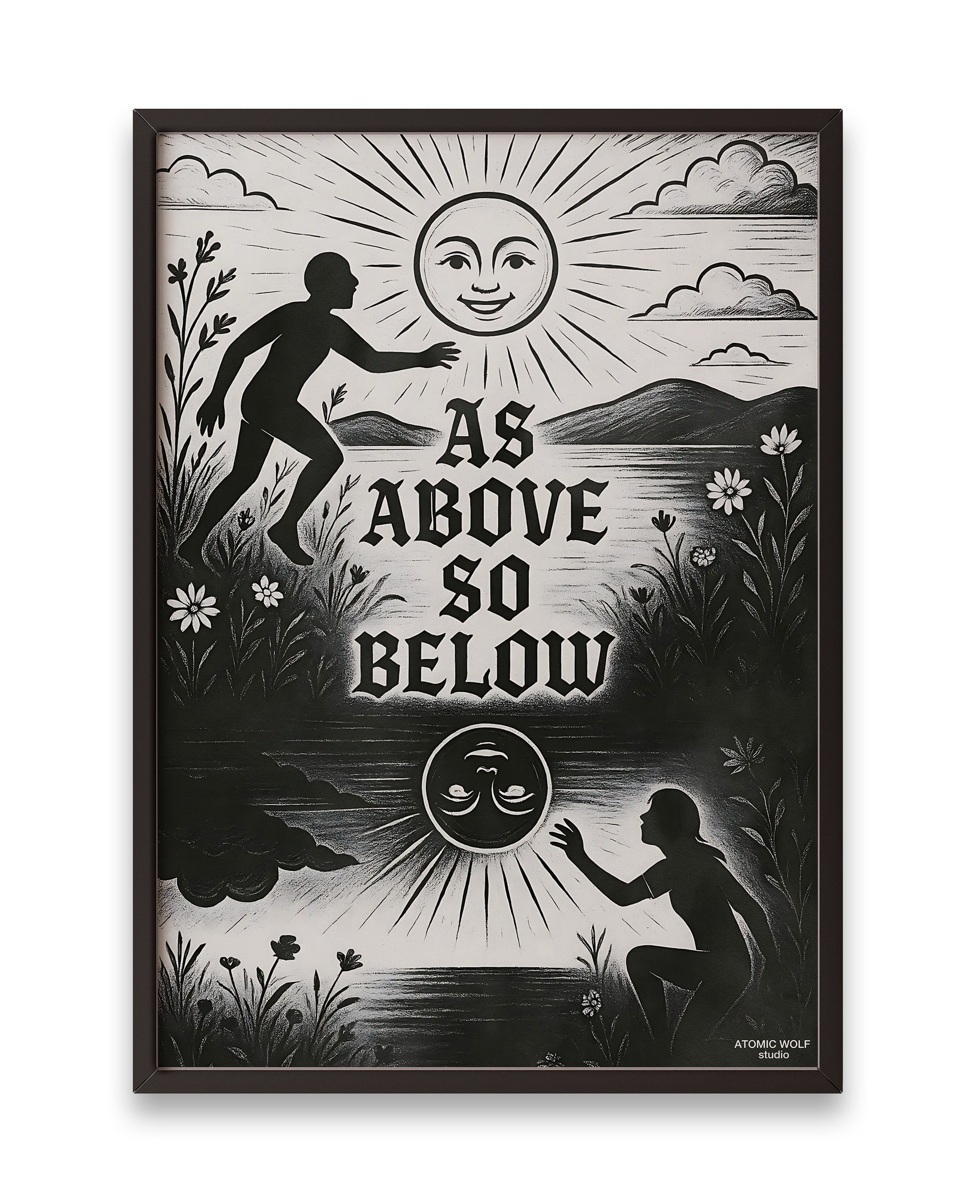 As Above So Below Art Print