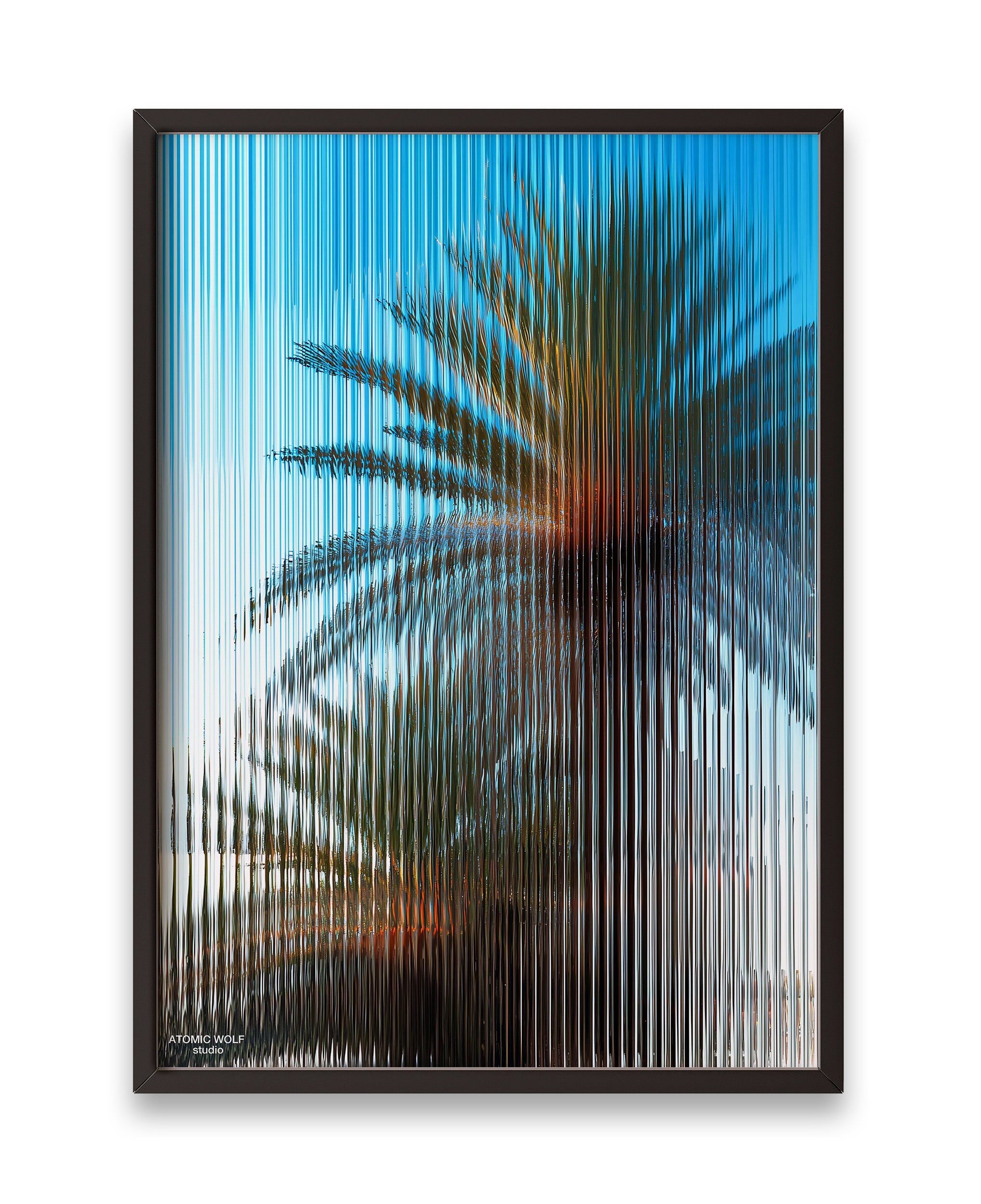 Glass Palm 2 Art Print