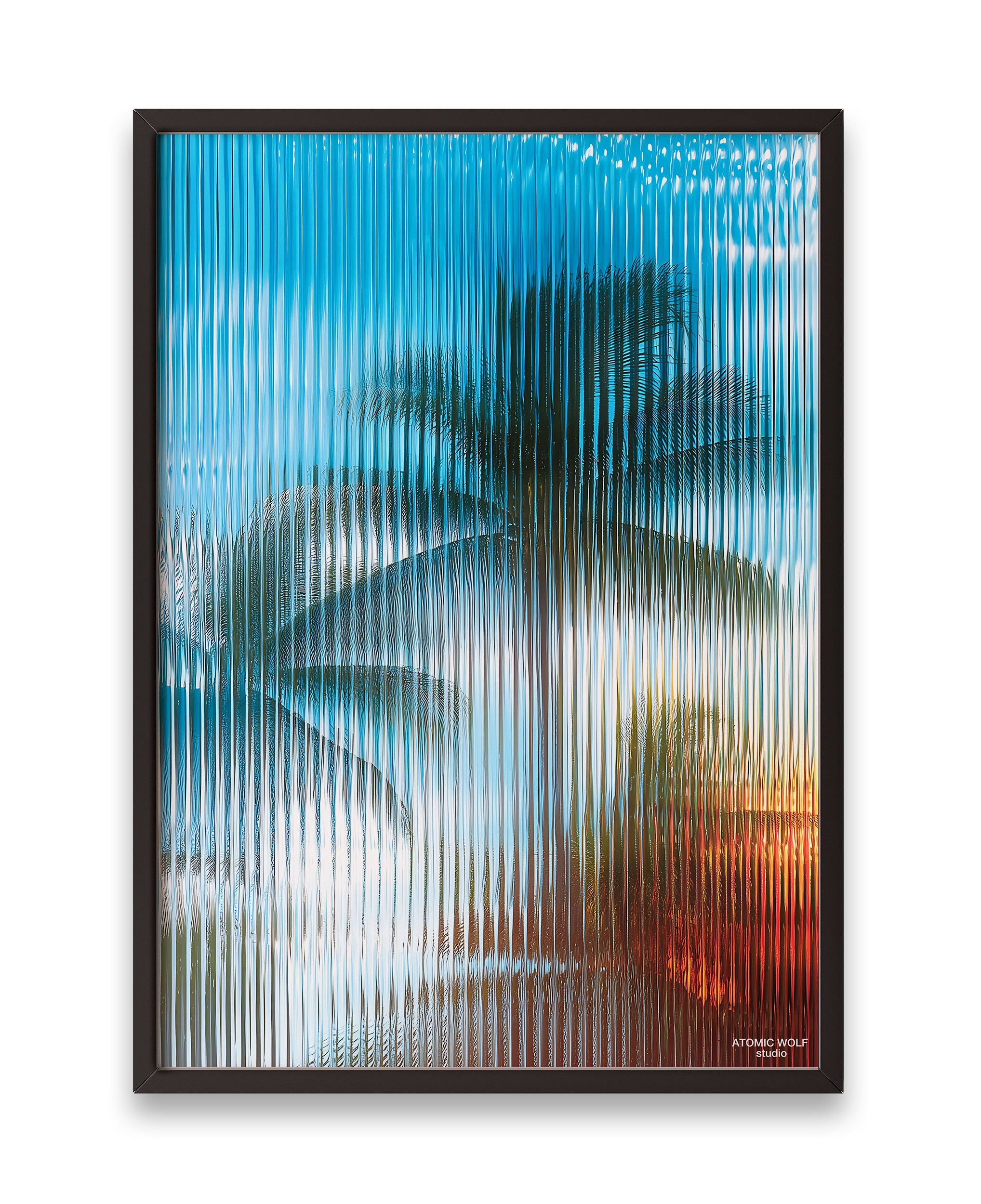Glass Palm 3 Art Print