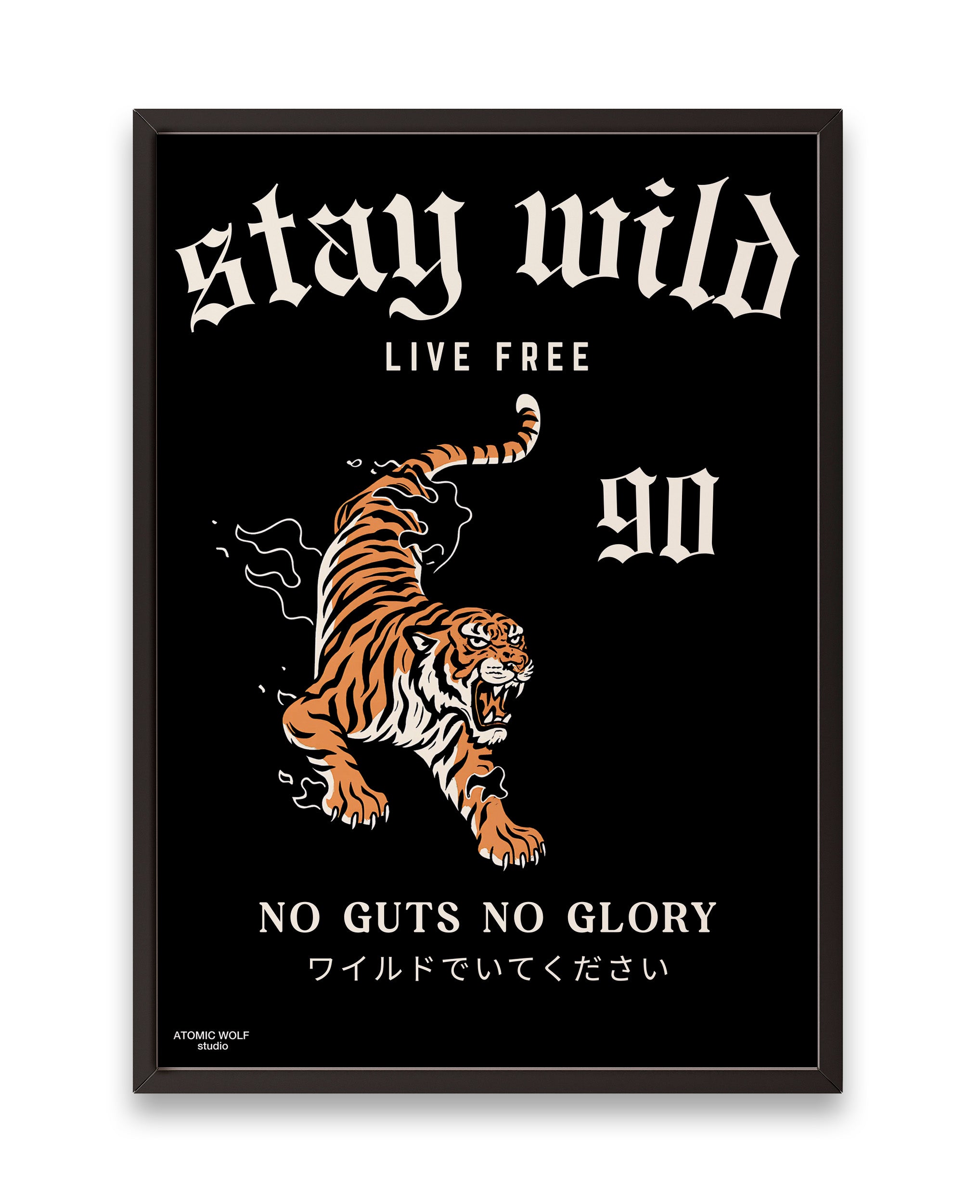 Stay Wild Live Free Art Print