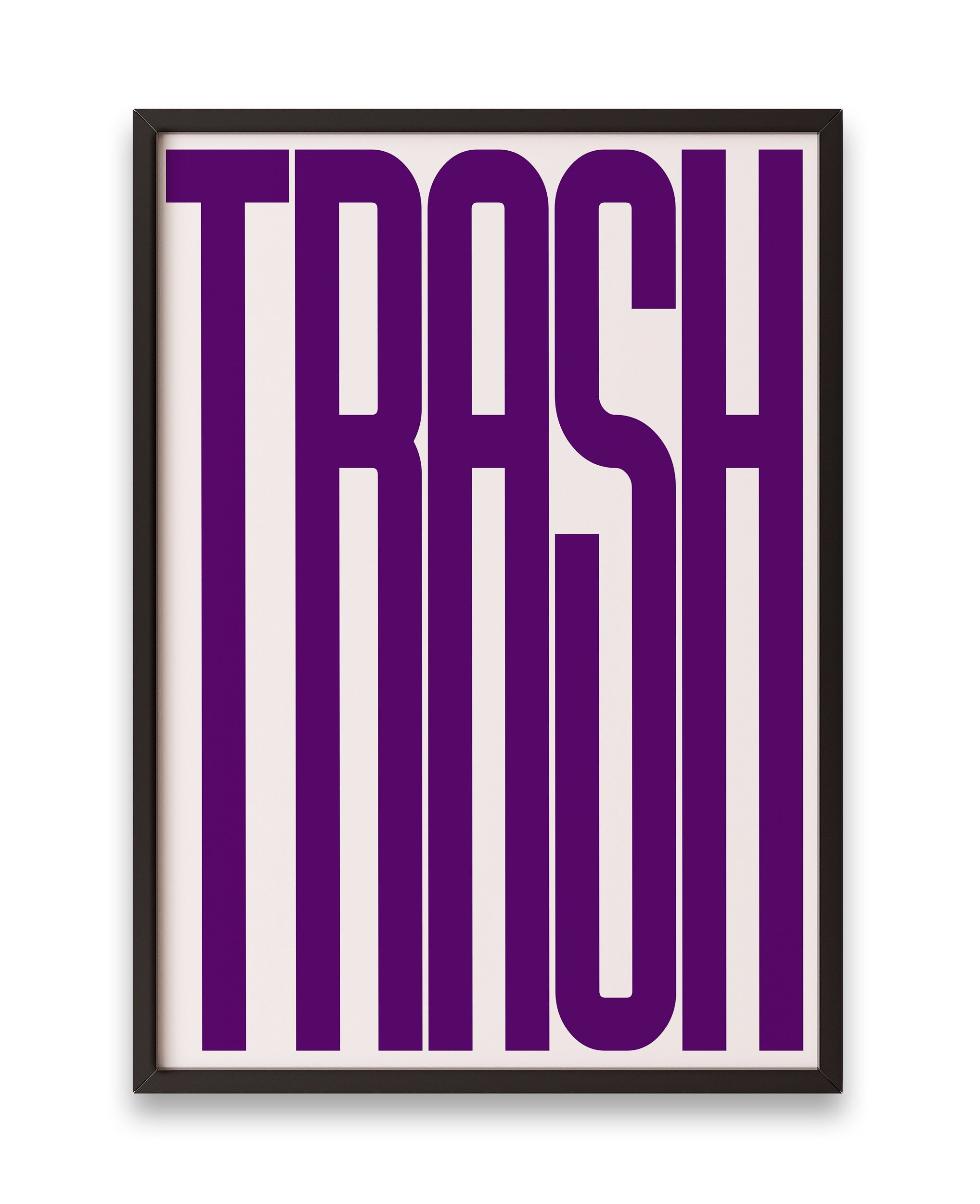Trash Purple Art Print