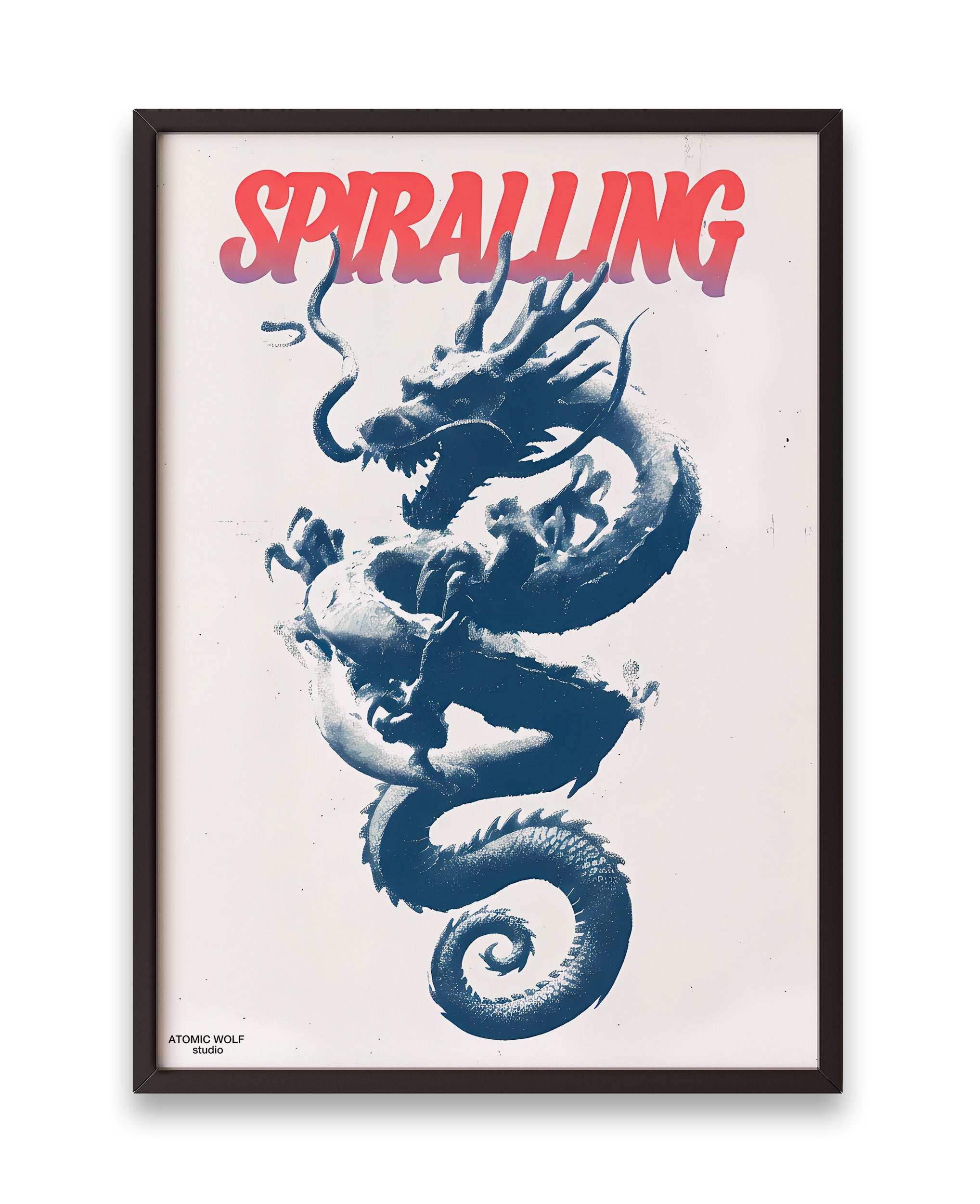 Spiralling Art Print