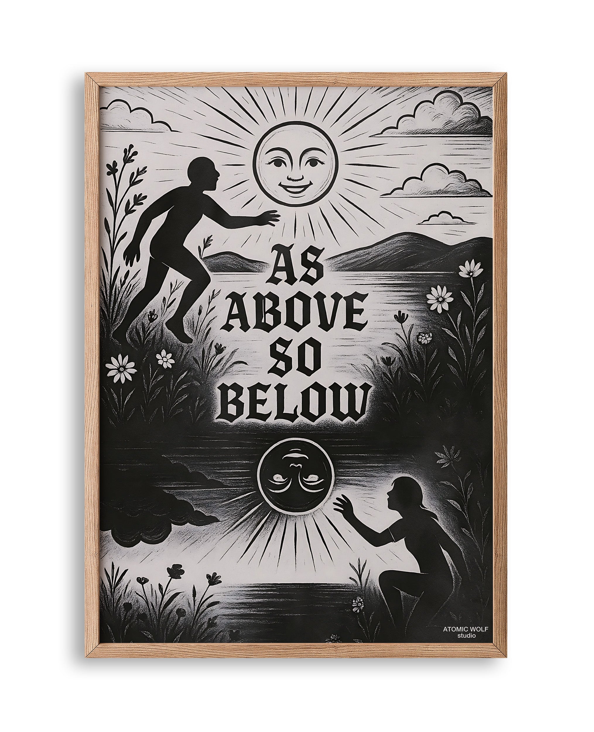 As Above So Below Art Print