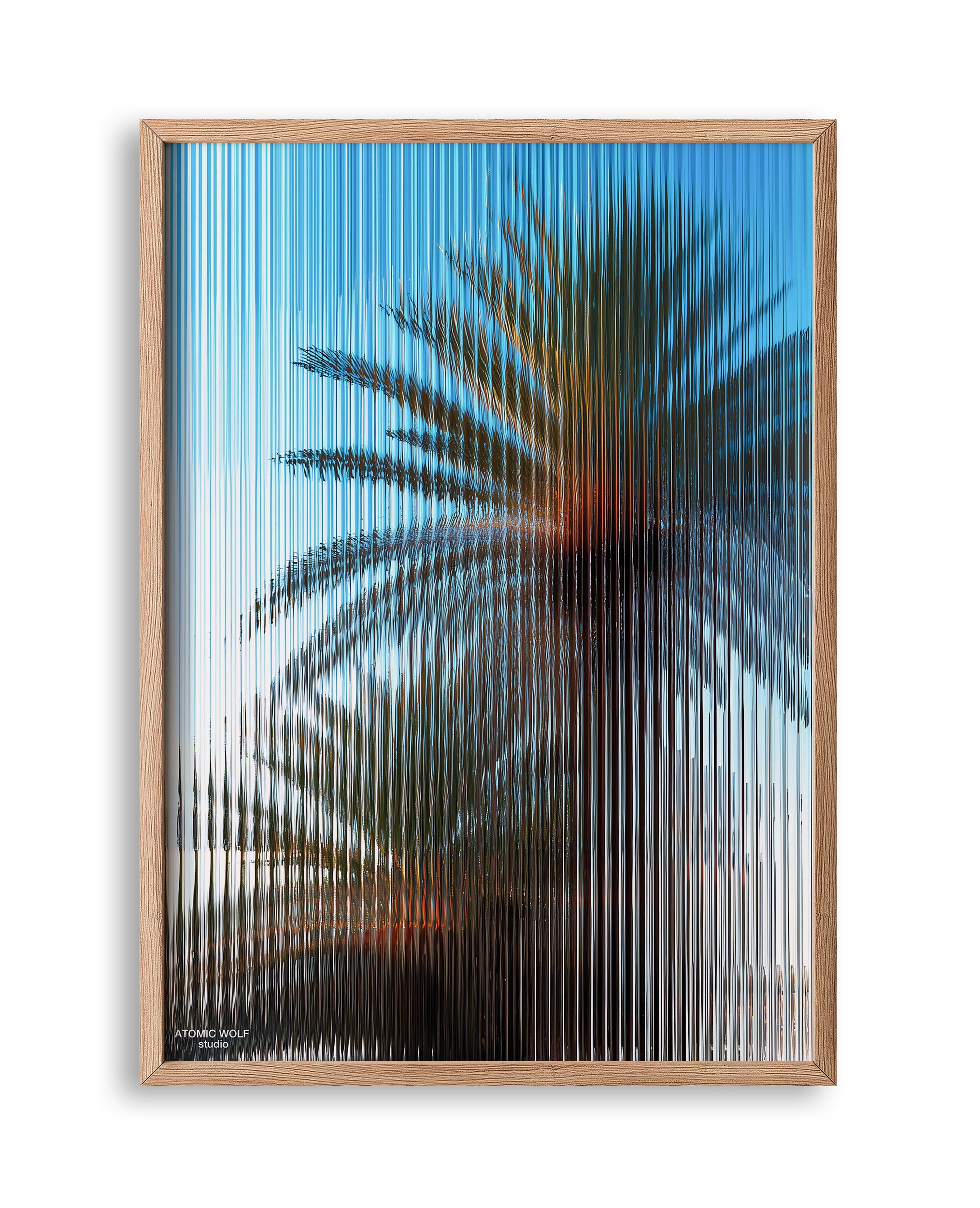 Glass Palm 2 Art Print
