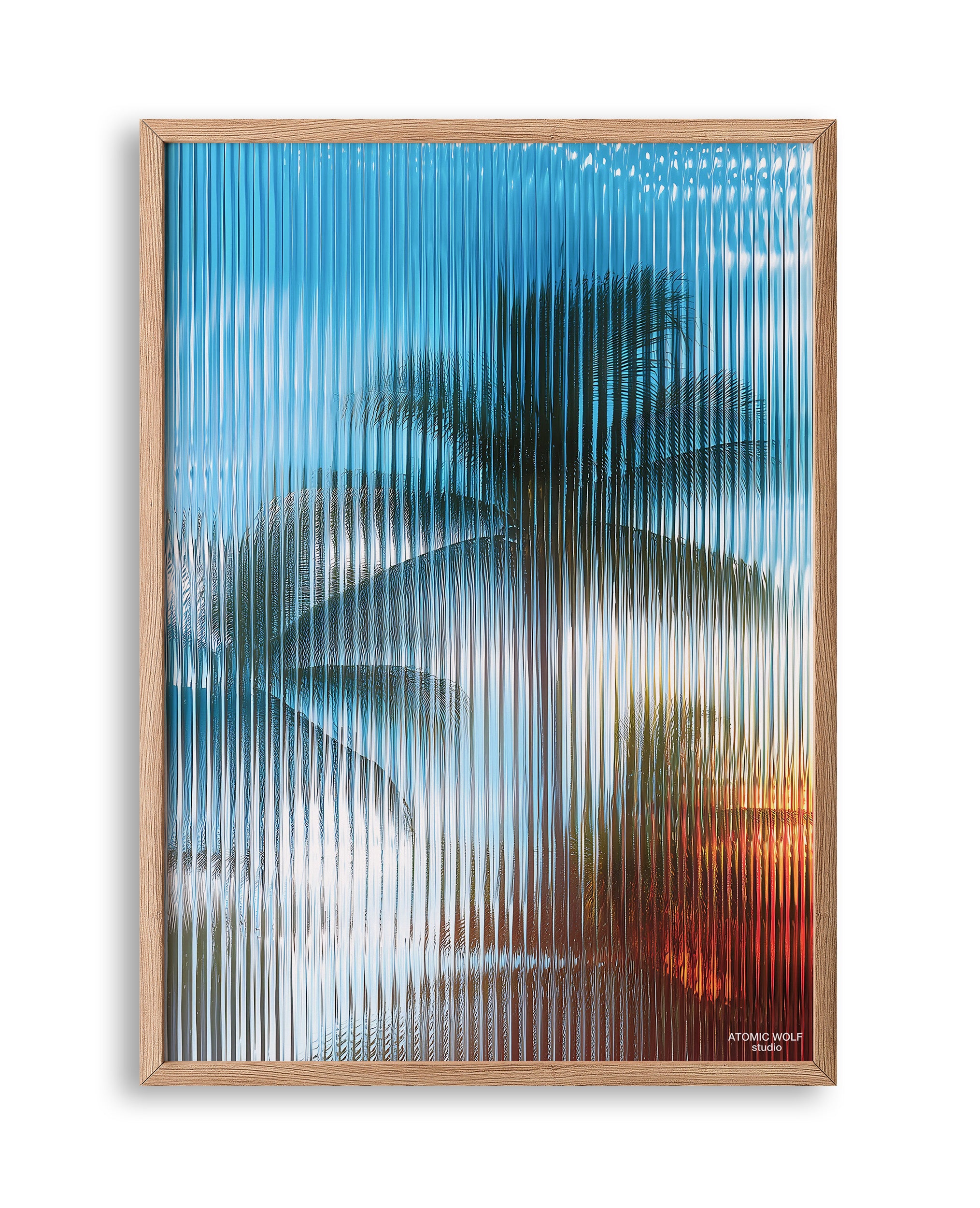Glass Palm 3 Art Print
