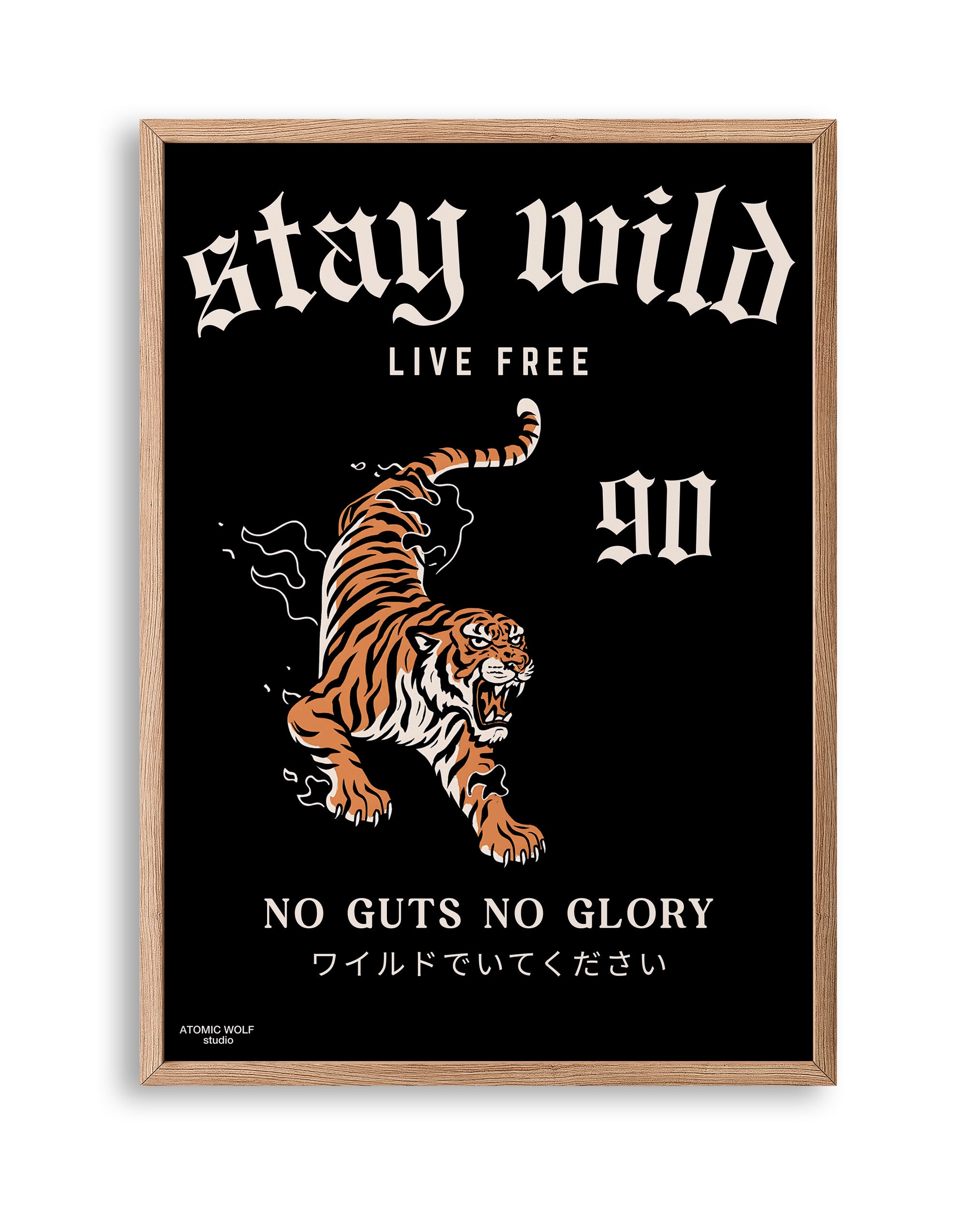 Stay Wild Live Free Art Print