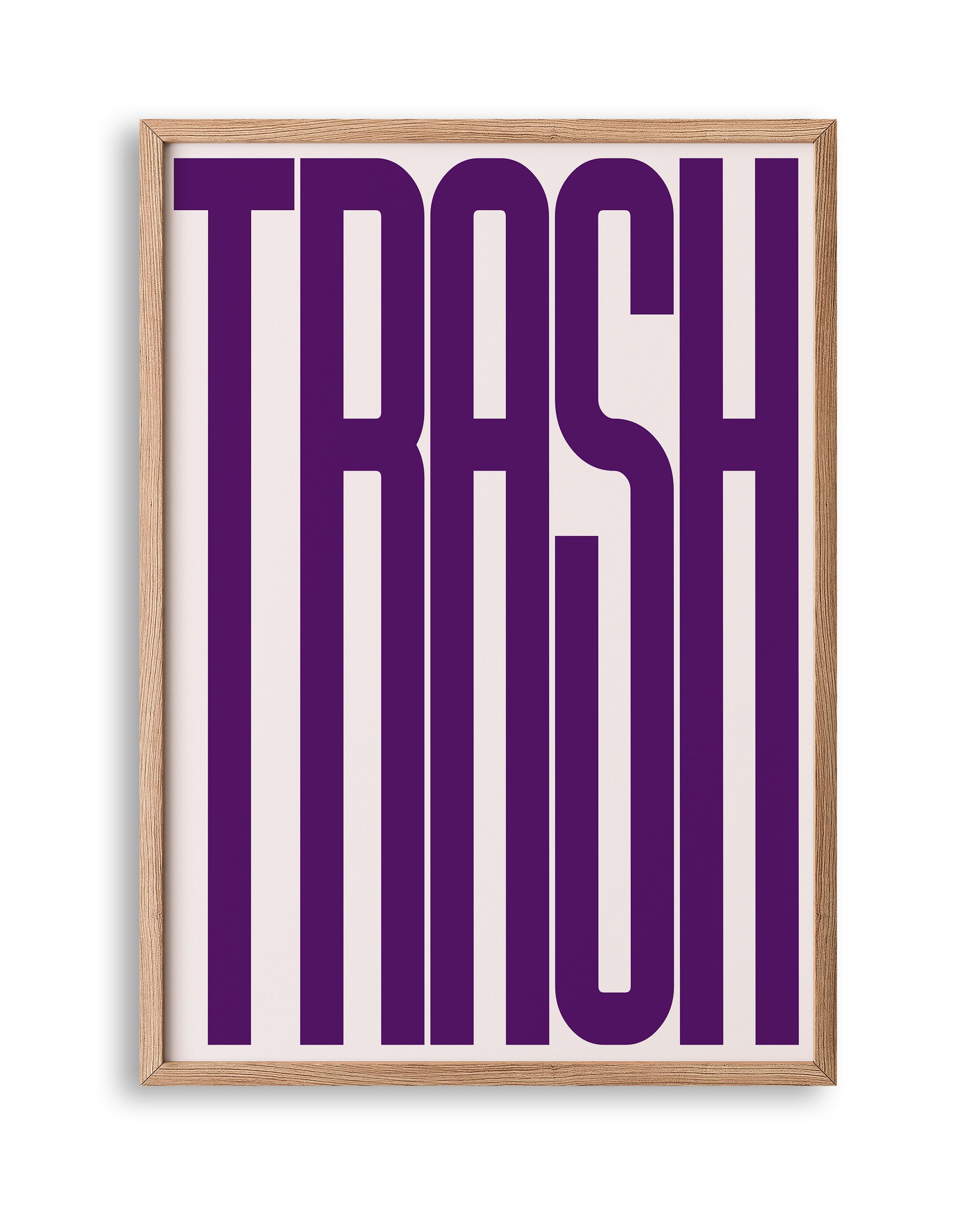 Trash Purple Art Print