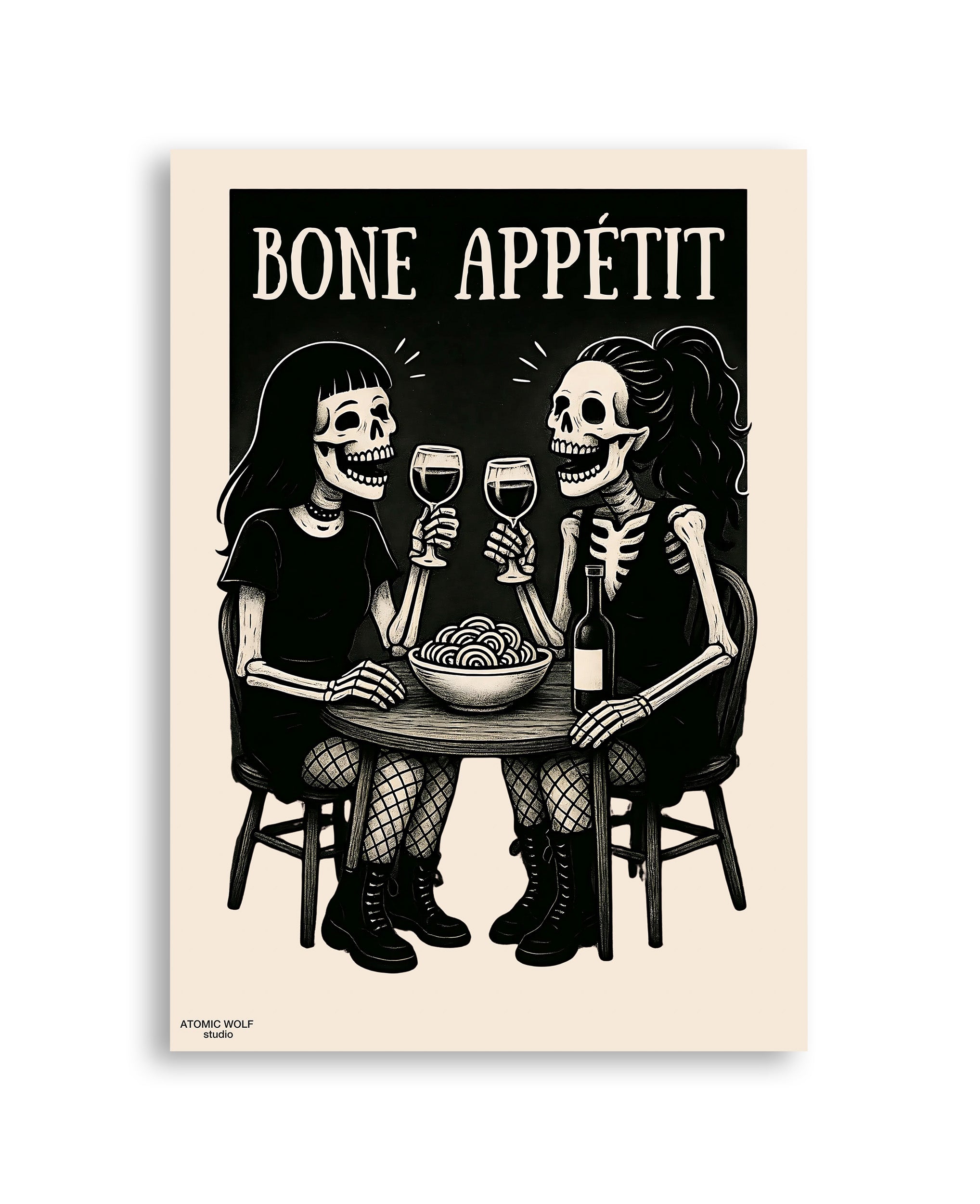 Bone Appetit Art Print