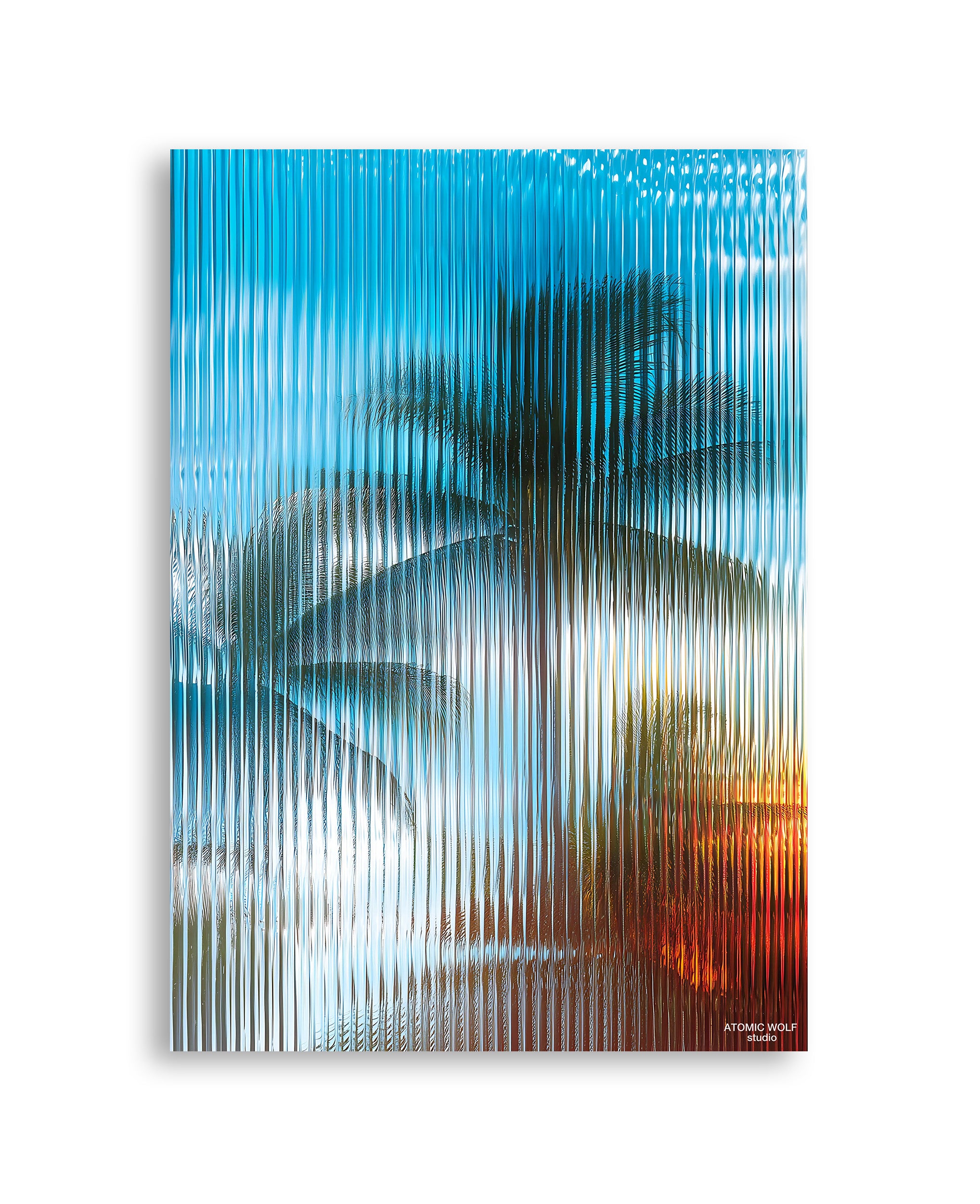 Glass Palm 3 Art Print