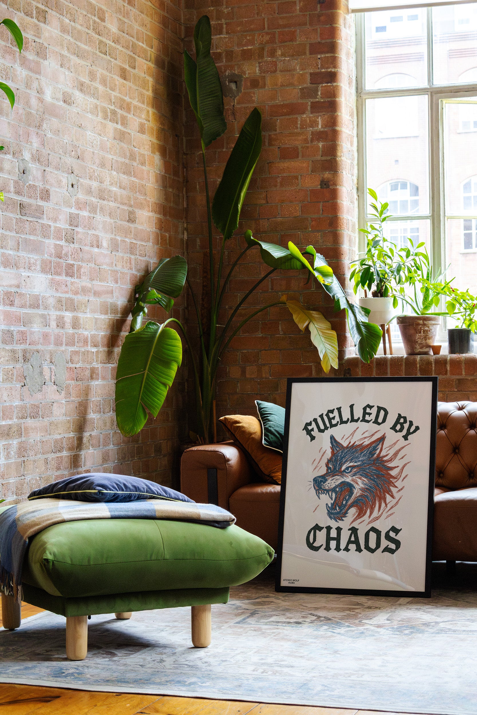 Fuelled by Chaos Art Print