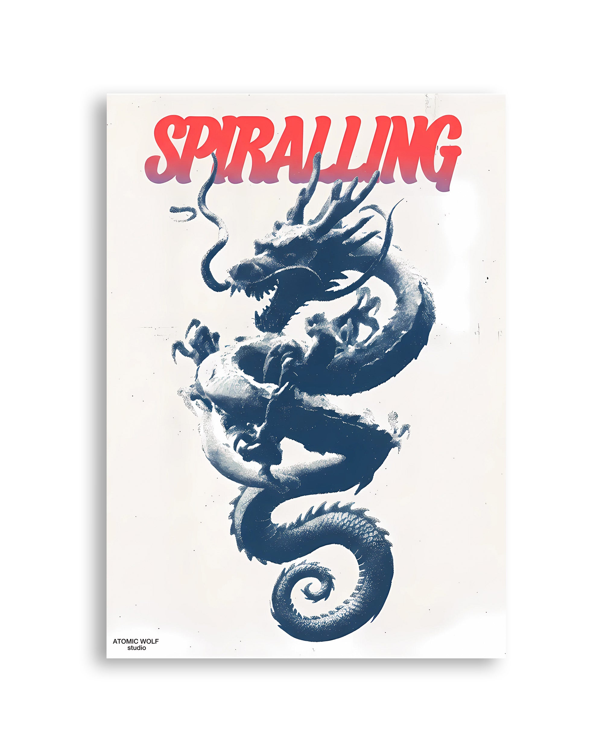 Spiralling Art Print