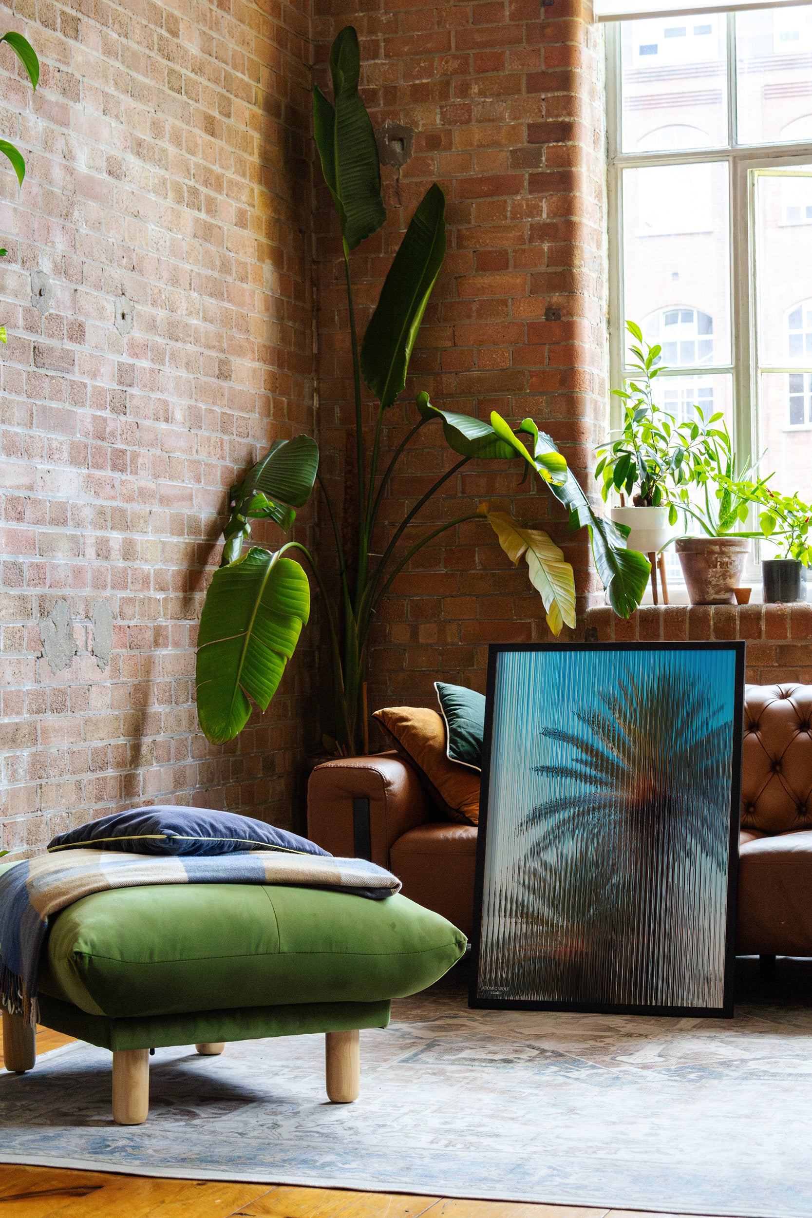 Glass Palm 2 Art Print