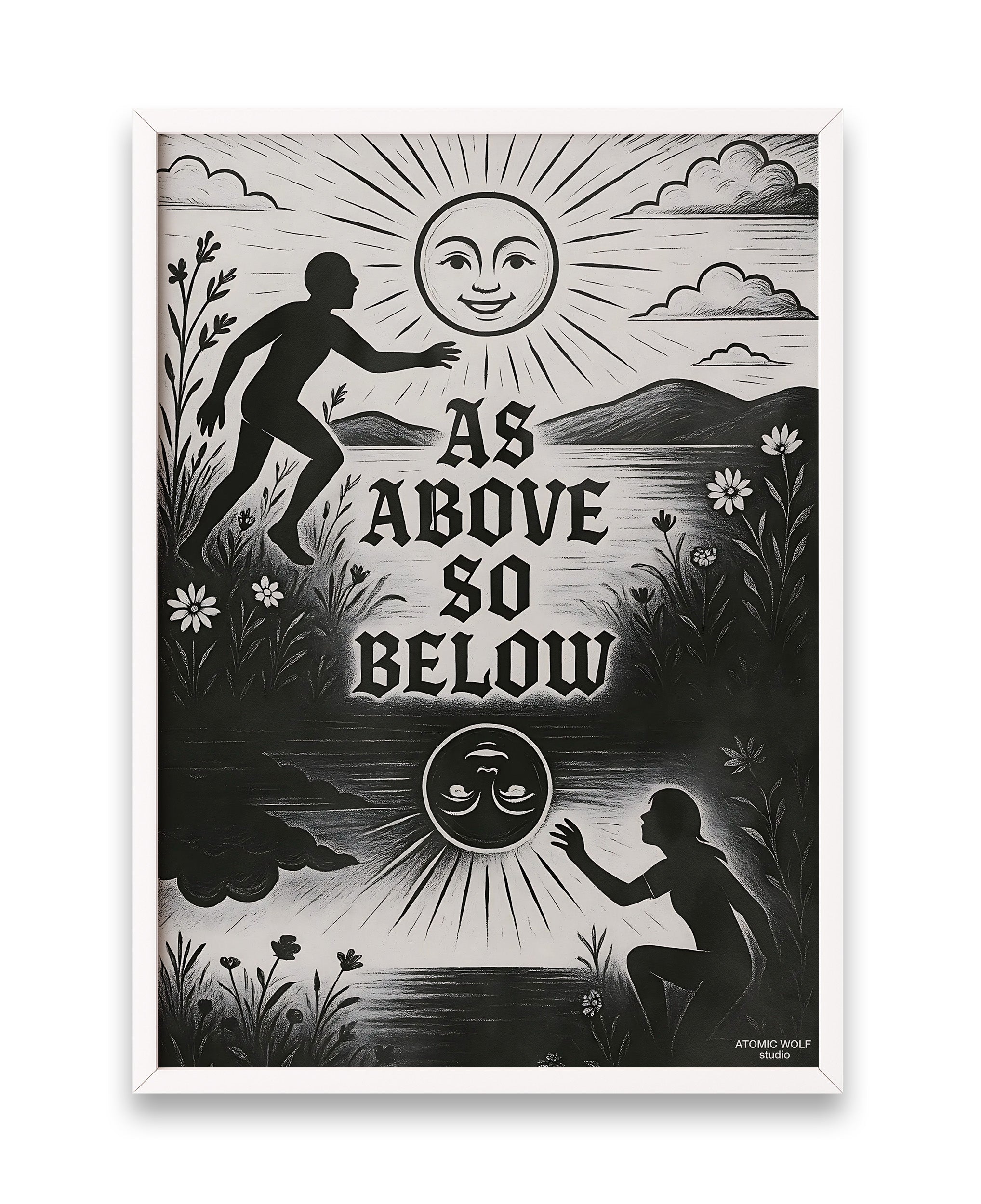 As Above So Below Art Print