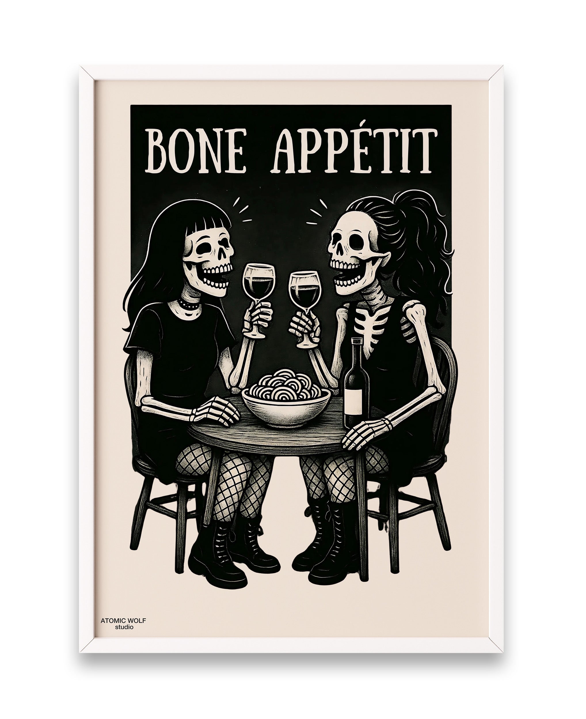 Bone Appetit Art Print
