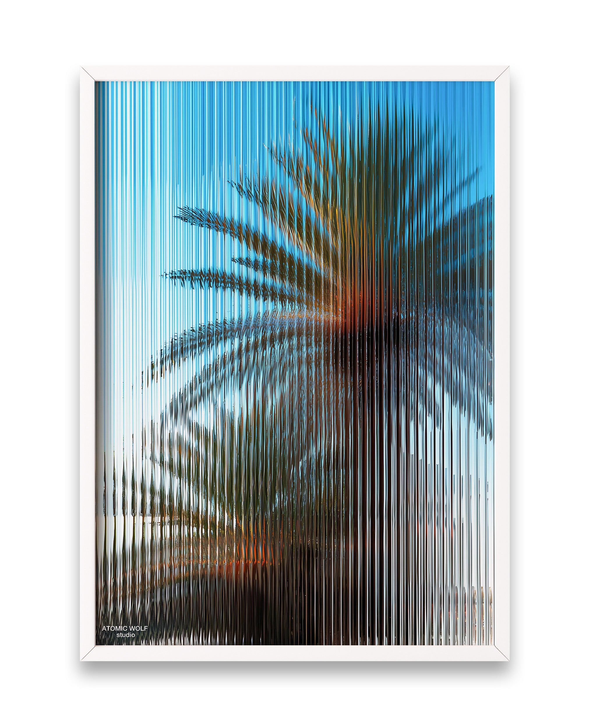 Glass Palm 2 Art Print