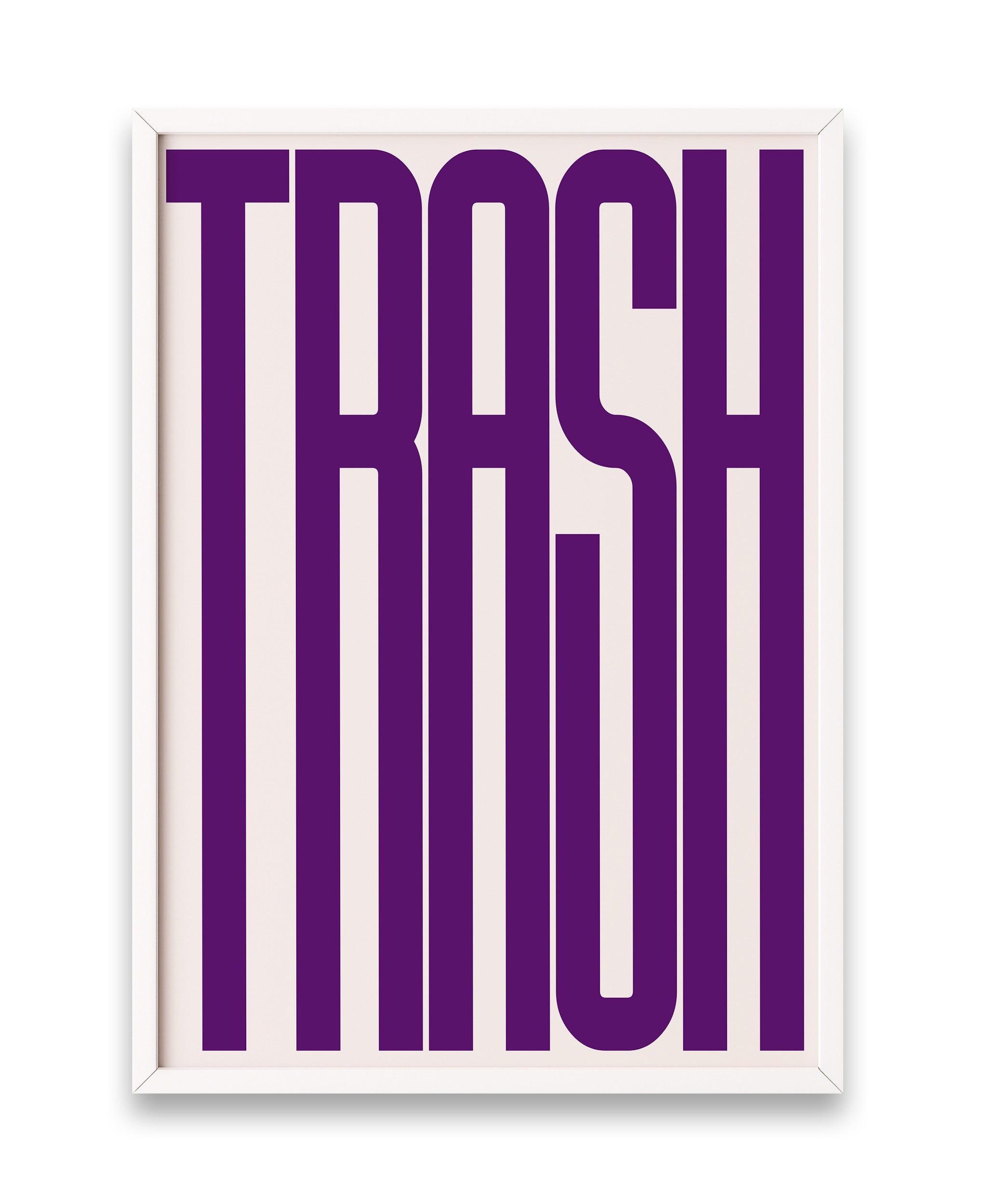 Trash Purple Art Print