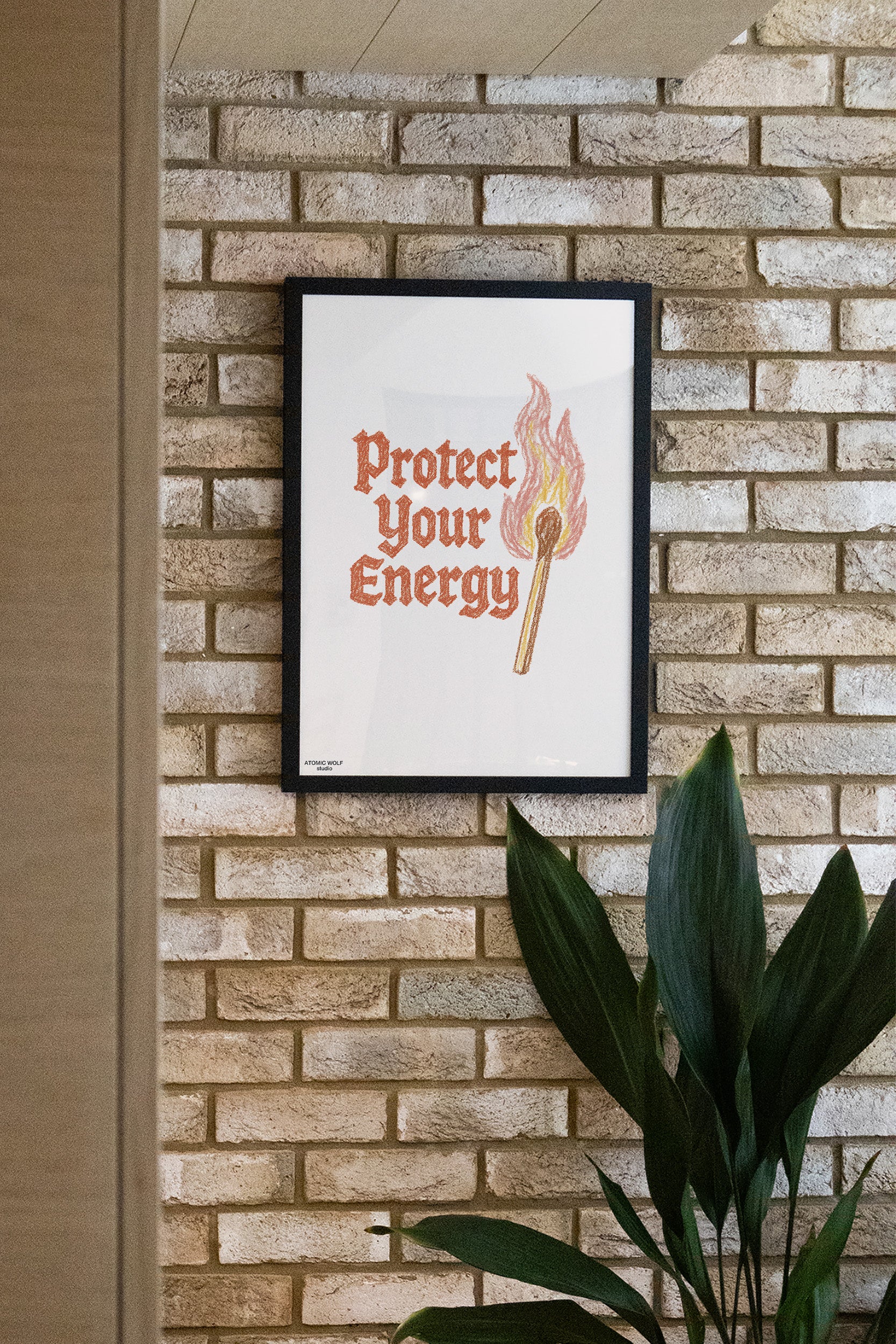 Protect Your Energy Art Print