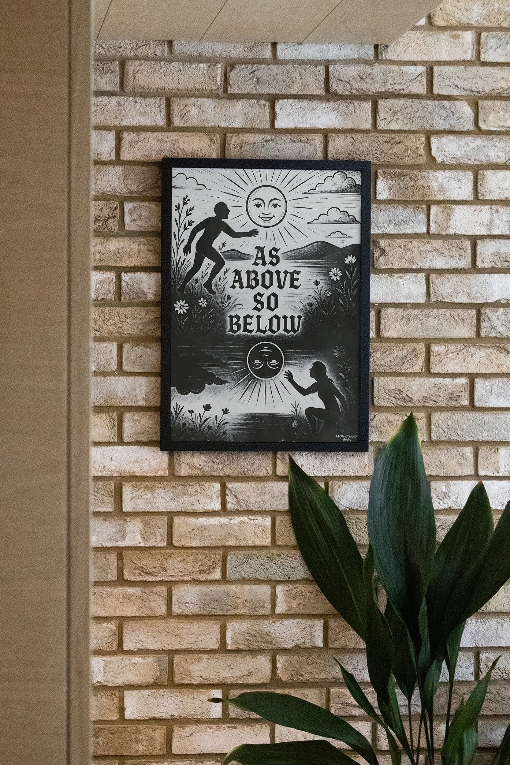 As Above So Below Art Print