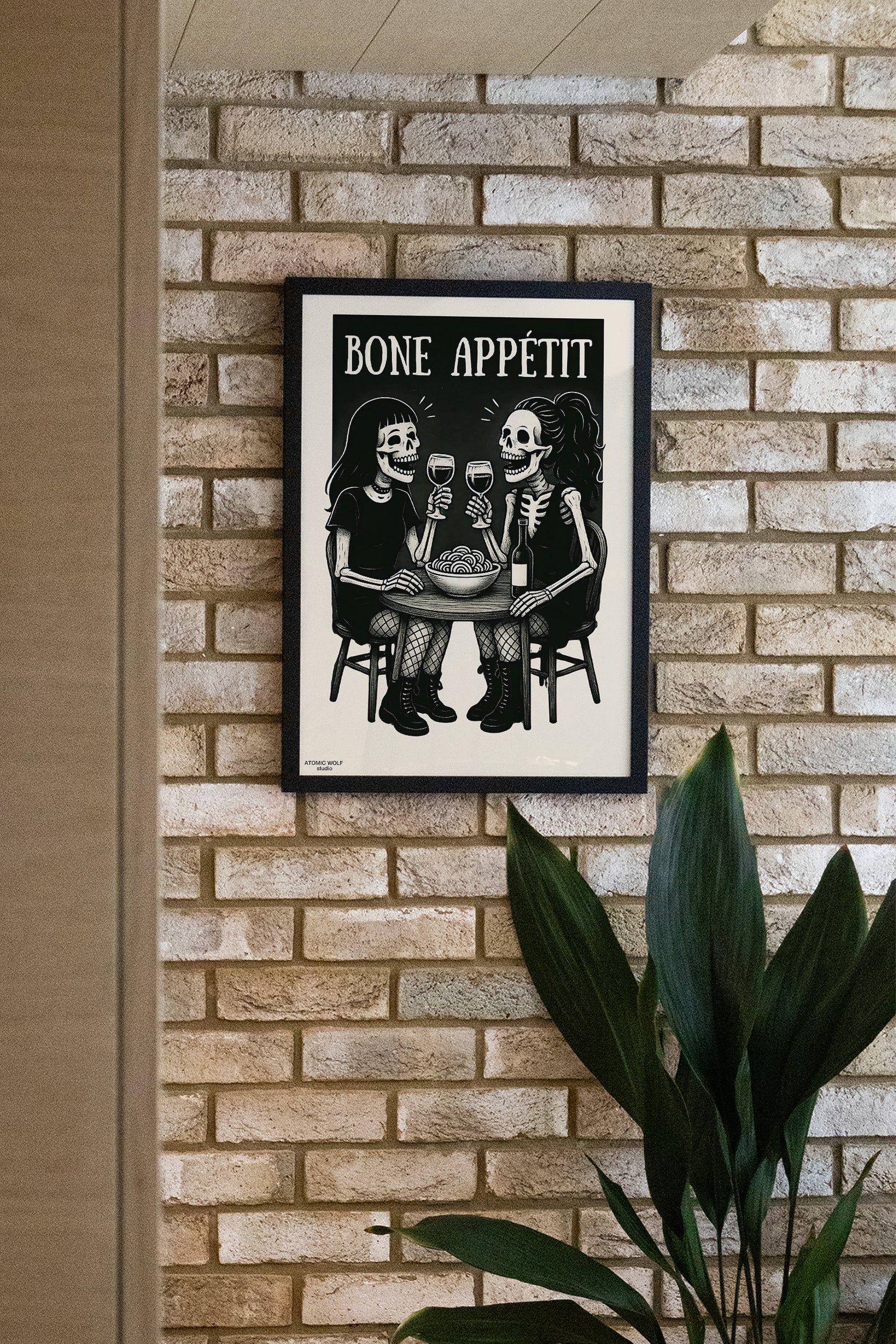 Bone Appetit Art Print