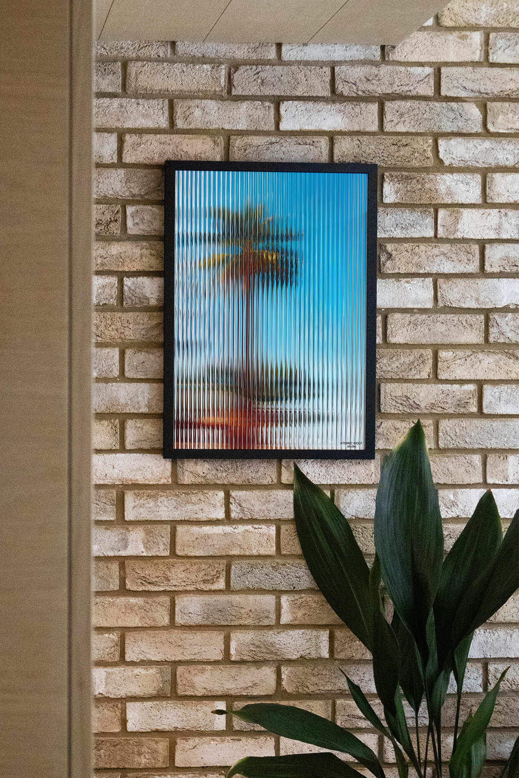 Glass Palm 1 Art Print