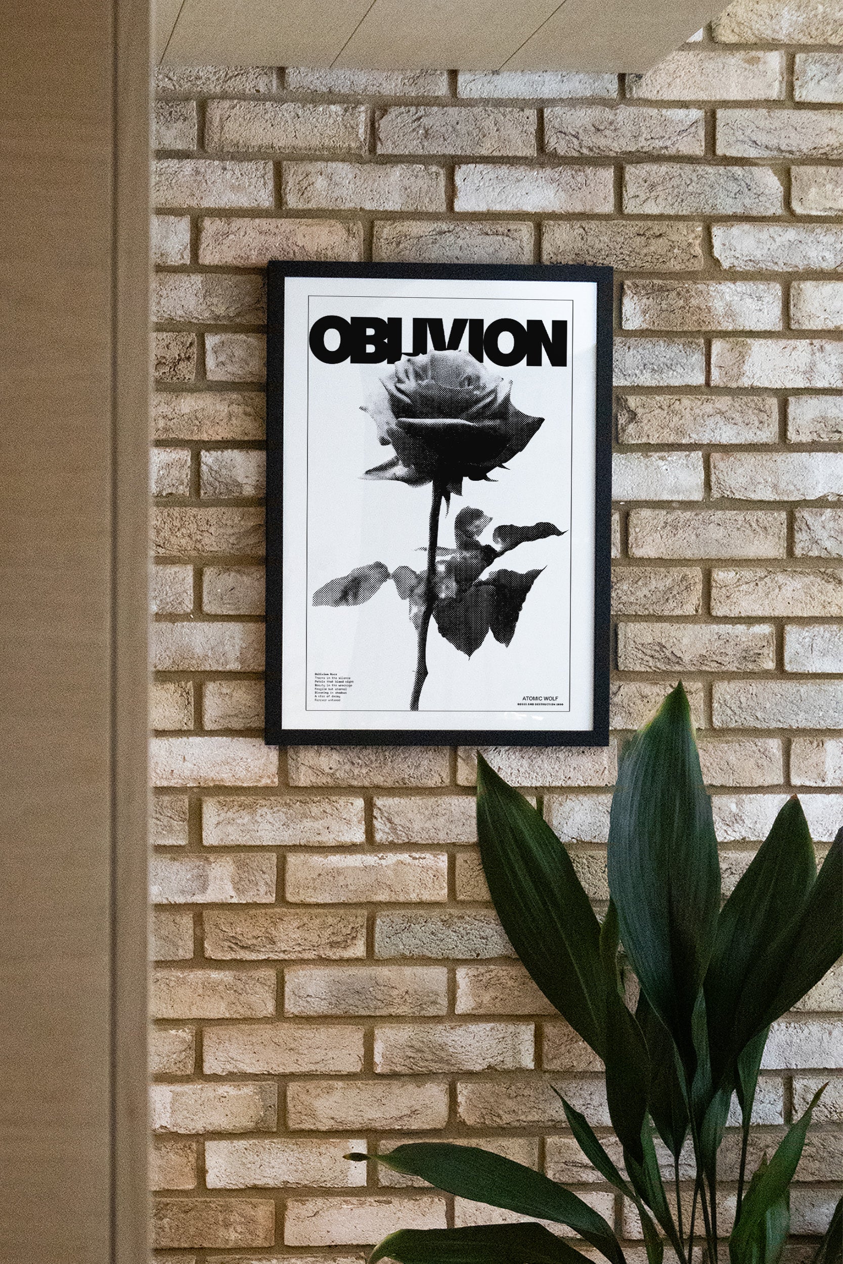 Obilvion Rose Art Print