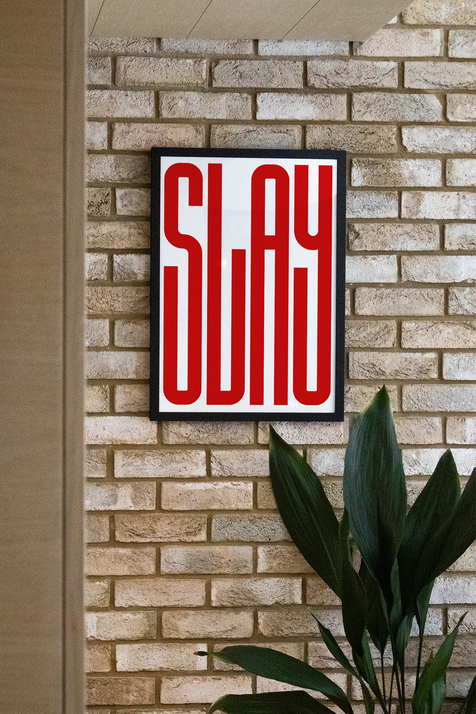 Slay Red Art Print