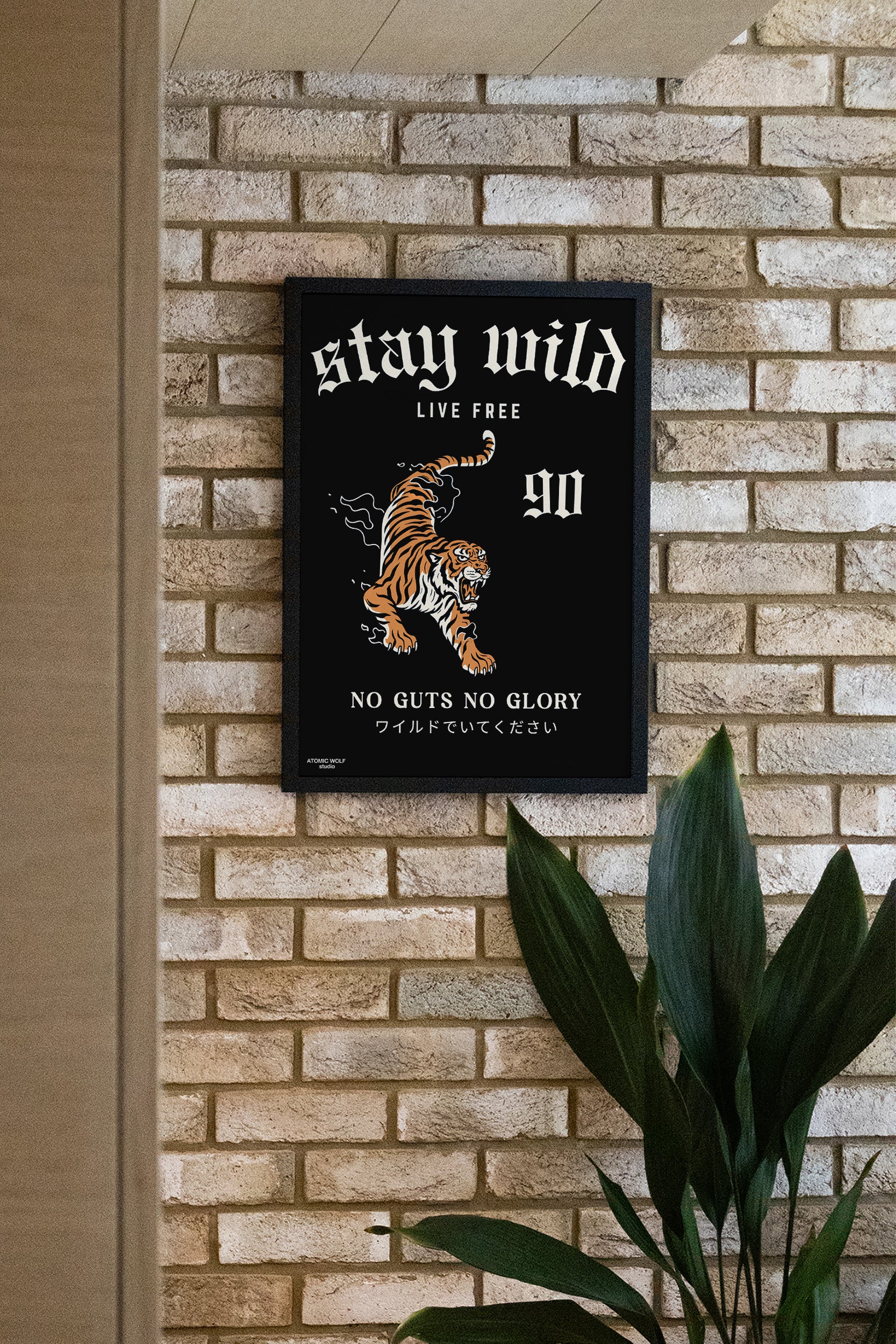Stay Wild Live Free Art Print