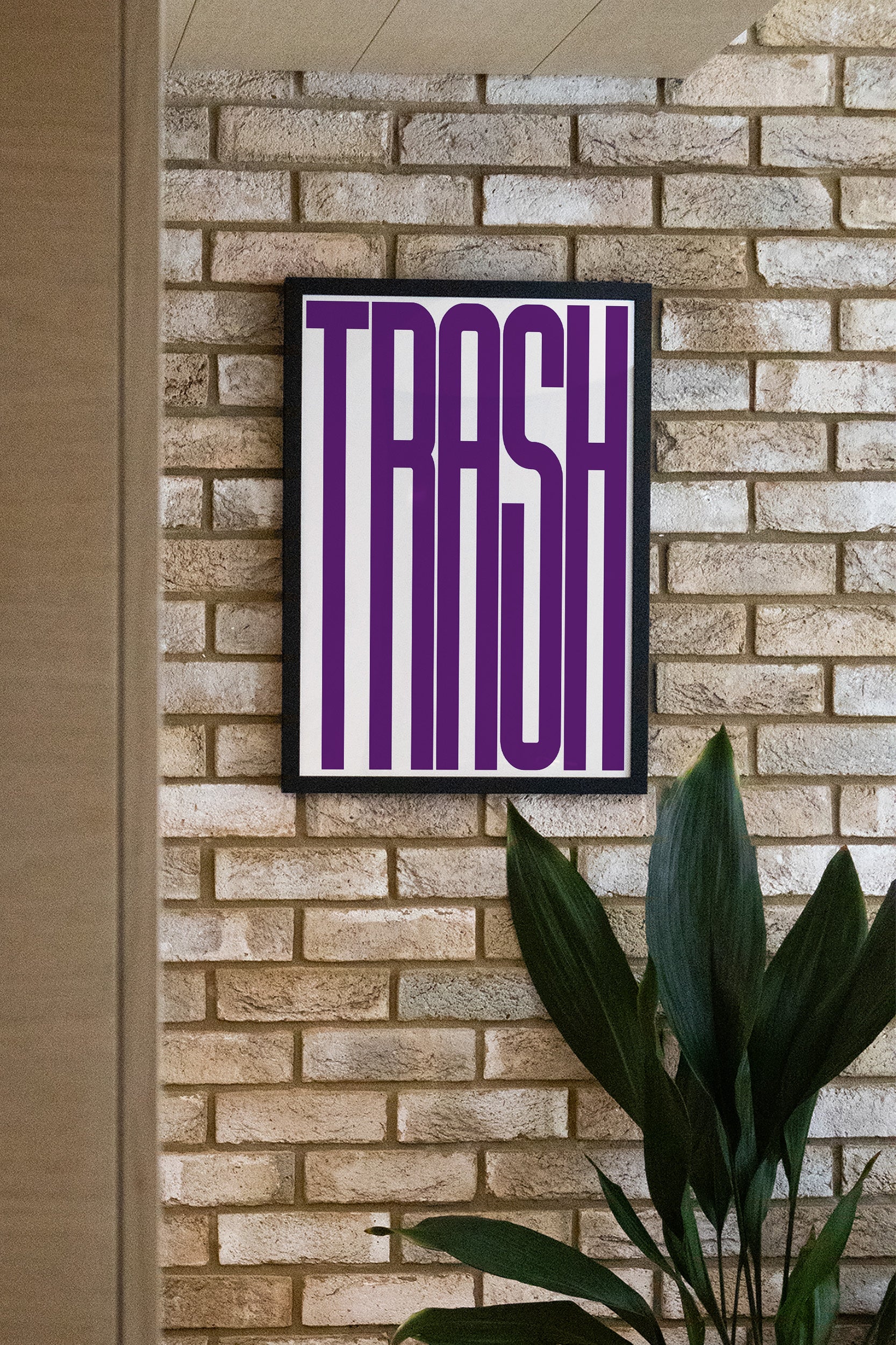 Trash Purple Art Print